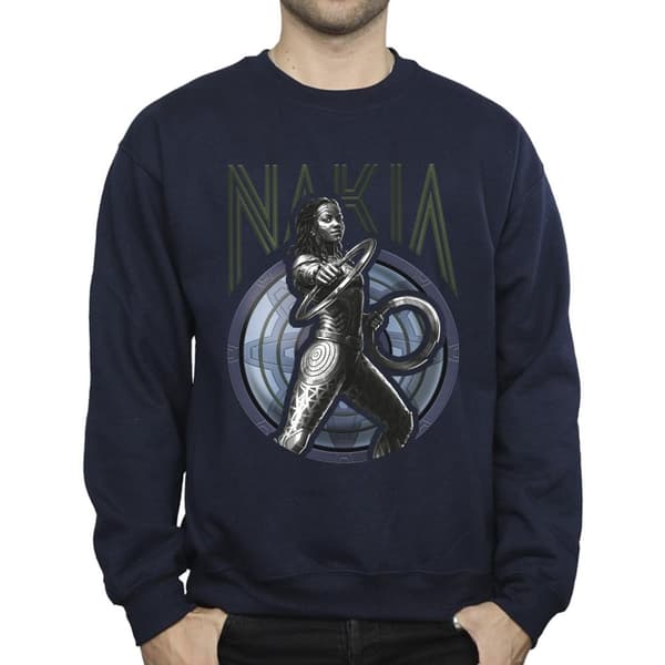 Marvel Mens Wakanda Forever Nakia Shield Sweatshirt