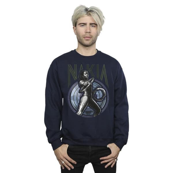 Marvel Mens Wakanda Forever Nakia Shield Sweatshirt