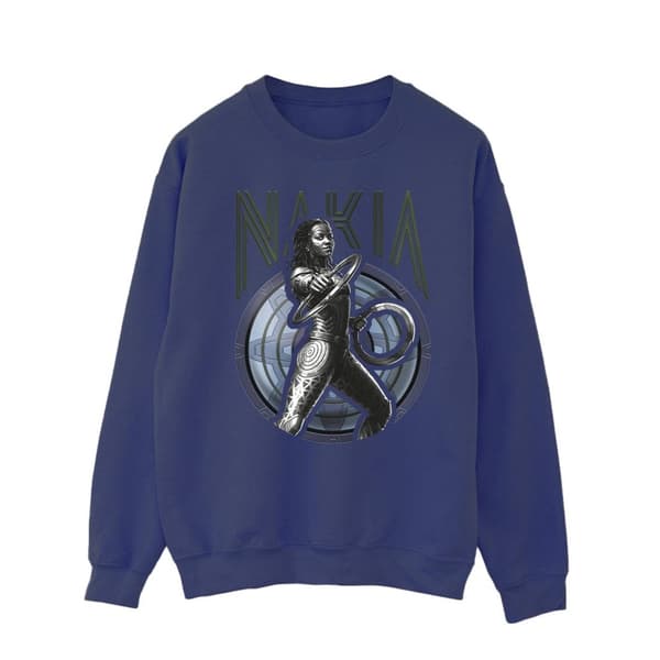 Marvel Mens Wakanda Forever Nakia Shield Sweatshirt