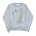 Miniatyrbild 1 av 3: Disney Dam/Tjej Frozen Elsa Jul Silhuett Sweatshirt