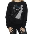 Miniatyrbild 3 av 5: Disney Dam/Tjej Frozen Elsa Jul Silhuett Sweatshirt