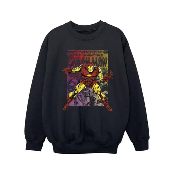 Marvel Girls Iron Man Gradient Comic Sweatshirt
