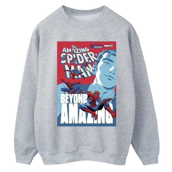 Marvel Womens/Ladies Spider-Man Beyond Amazing Cover Sweatshirt