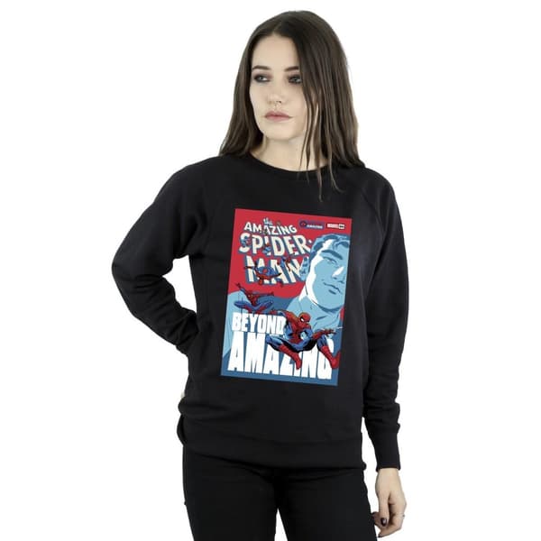 Marvel Womens/Ladies Spider-Man Beyond Amazing Cover Sweatshirt