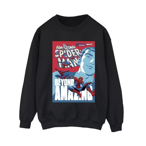 Marvel Womens/Ladies Spider-Man Beyond Amazing Cover Sweatshirt