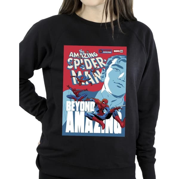 Marvel Womens/Ladies Spider-Man Beyond Amazing Cover Sweatshirt