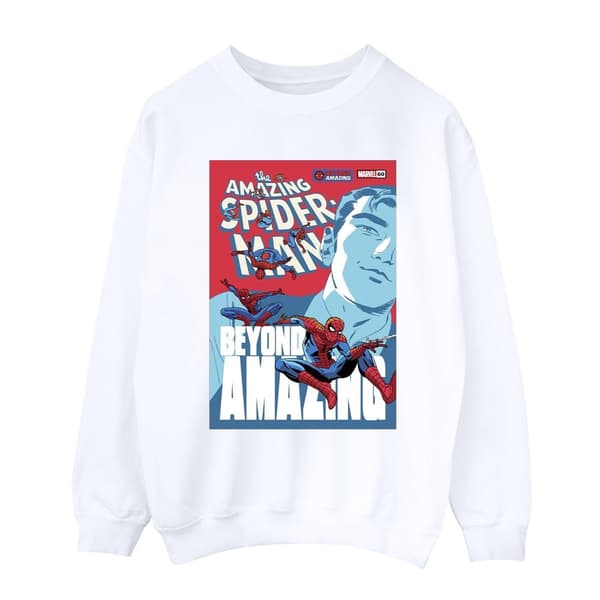 Marvel Womens/Ladies Spider-Man Beyond Amazing Cover Sweatshirt
