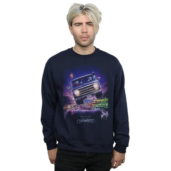 Disney Mens Onward Gwniver Poster Sweatshirt