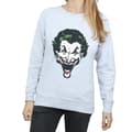 Miniatyrbild 3 av 5: DC Comics Dam/Tjej The Joker Big Face Sweatshirt