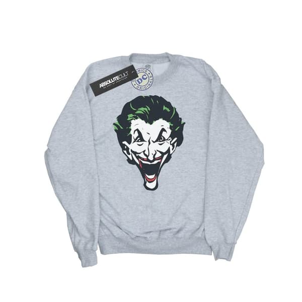 DC Comics Dam/Tjej The Joker Big Face Sweatshirt