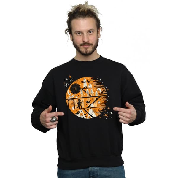 Star Wars Mens Spooky Death Star Sweatshirt