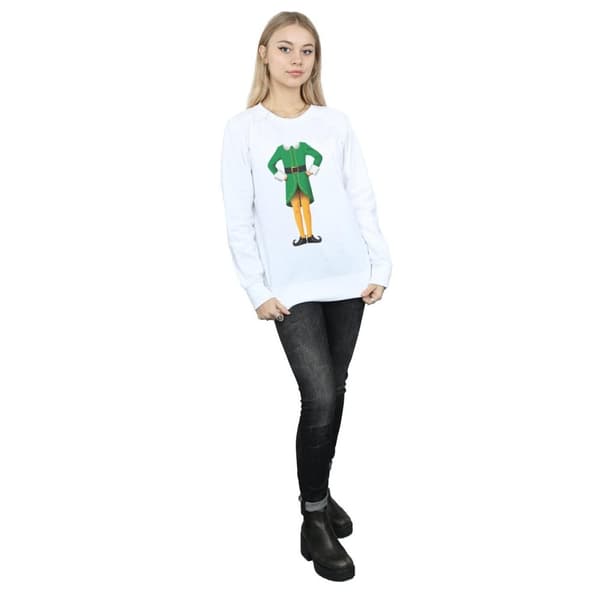 Elf Womens/Ladies Buddy Costume Sweatshirt