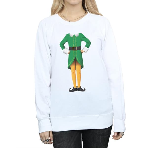 Elf Womens/Ladies Buddy Costume Sweatshirt