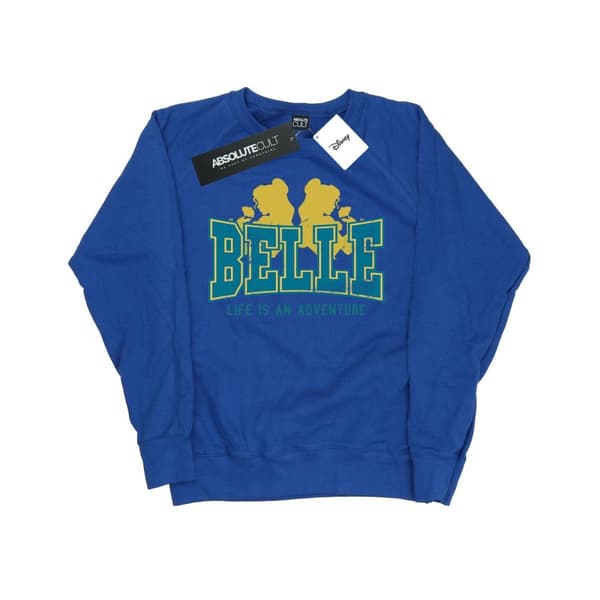 Disney Girls Princess Belle Adventure Collegiate Sweatshirt