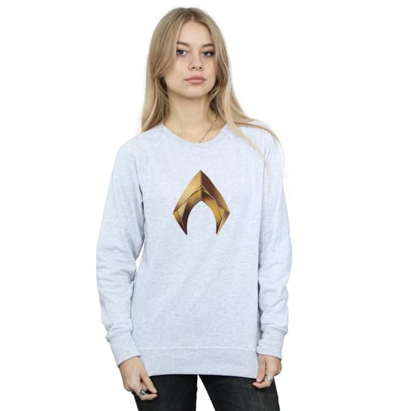DC Comics Womens/Ladies Aquaman Emblem Sweatshirt