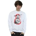 Miniatyrbilde 2 av 5: Star Wars Mens The Last Jedi BB-8 Roll With It Sweatshirt