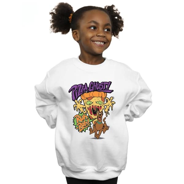 Scooby Doo Girls Pizza Ghost Sweatshirt