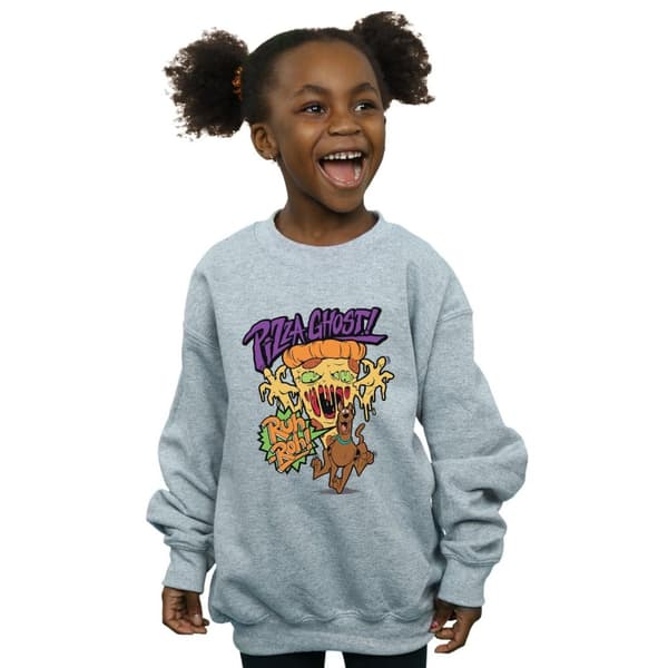 Scooby Doo Girls Pizza Ghost Sweatshirt