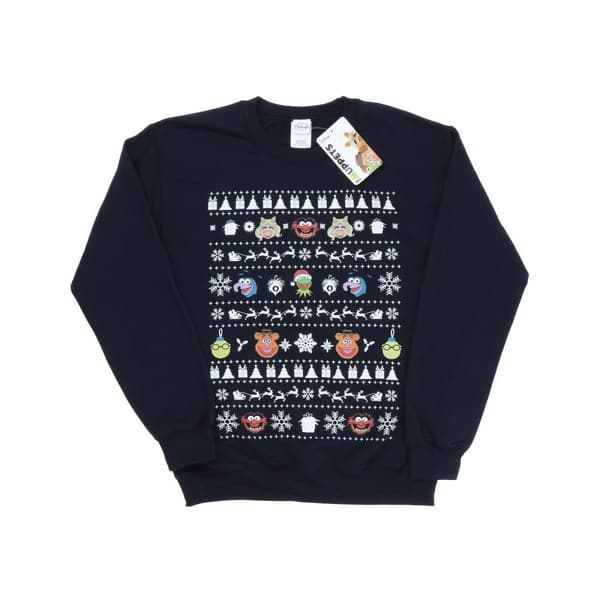 Disney Womens/Ladies The Muppets Christmas Heads Sweatshirt