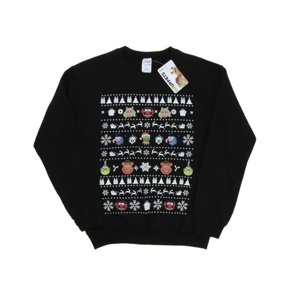 Disney Womens/Ladies The Muppets Christmas Heads Sweatshirt