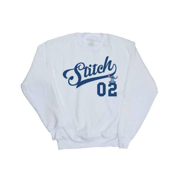 Disney Mens Lilo And Stitch Athletic Sweatshirt White 3XL