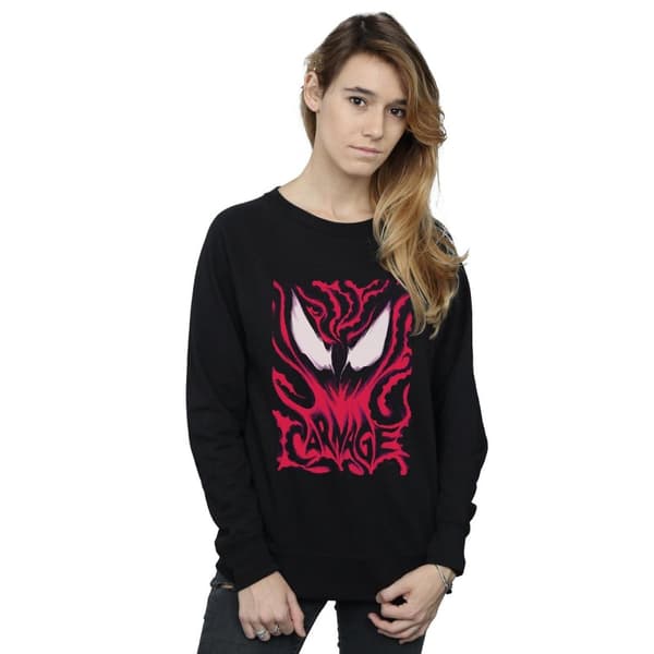 Marvel Womens/Ladies Venom Carnage Sweatshirt