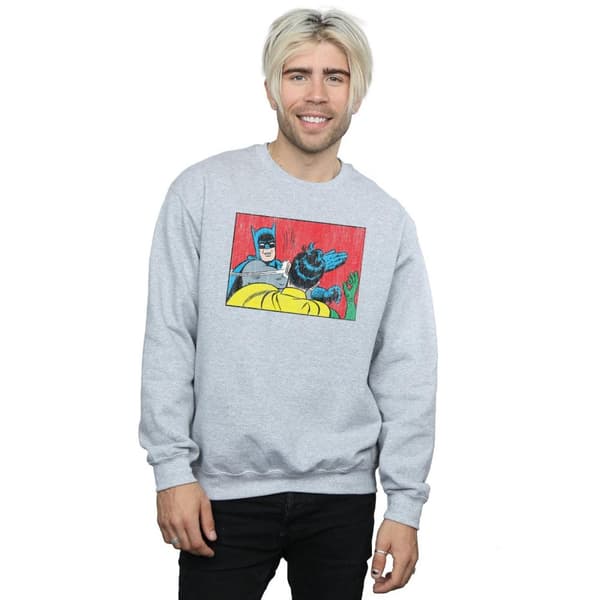 DC Comics Mens Batman Robin Slap Sweatshirt