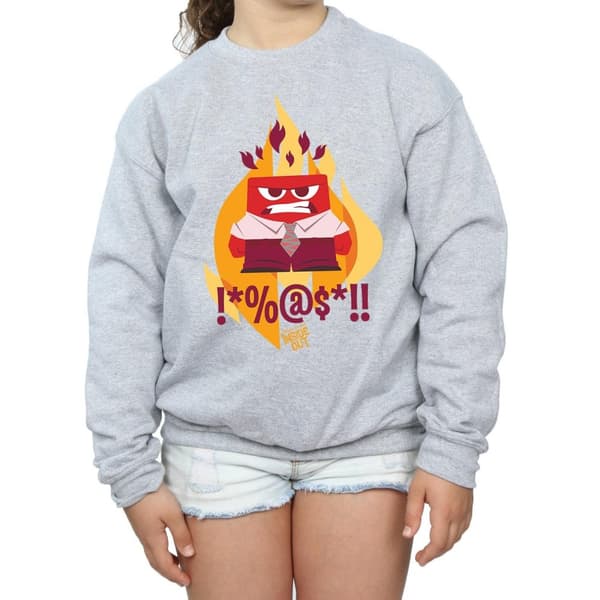 Disney Girls Inside Out Fired Up Sweatshirt