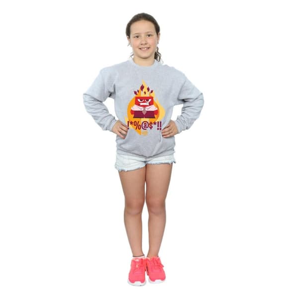 Disney Girls Inside Out Fired Up Sweatshirt