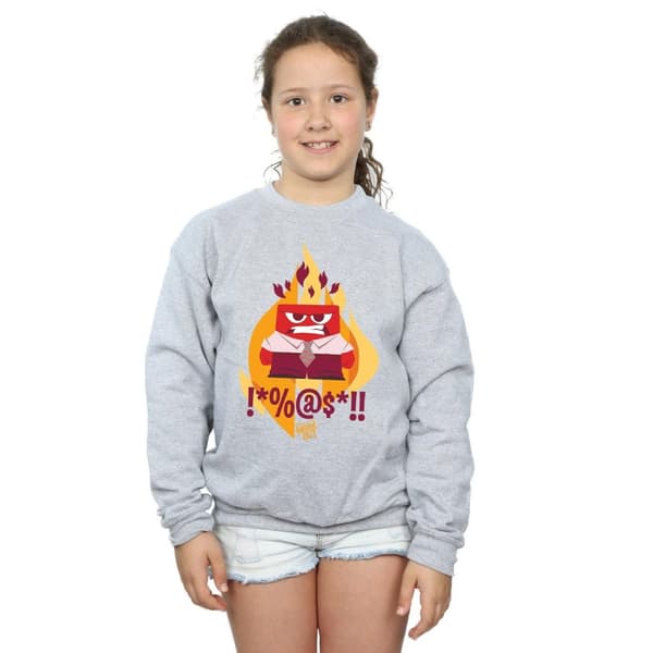 Disney Girls Inside Out Fired Up Sweatshirt