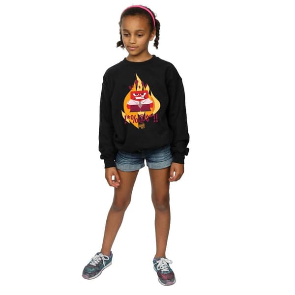 Disney Girls Inside Out Fired Up Sweatshirt