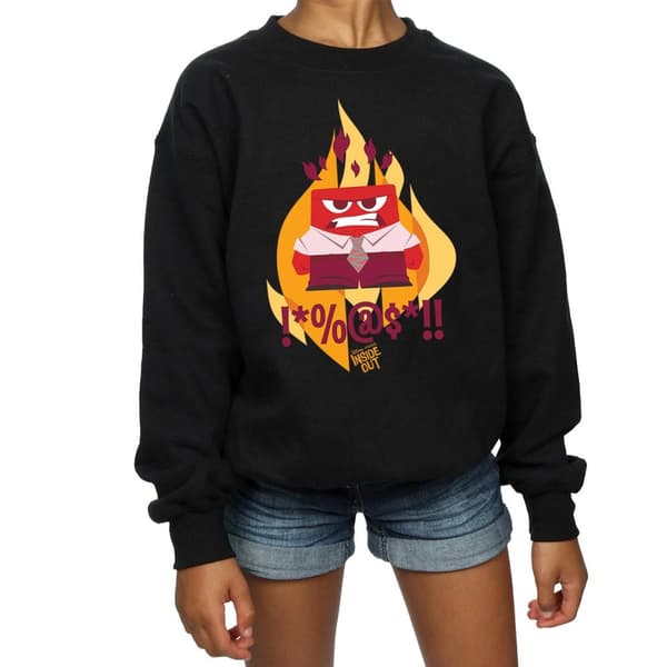 Disney Girls Inside Out Fired Up Sweatshirt
