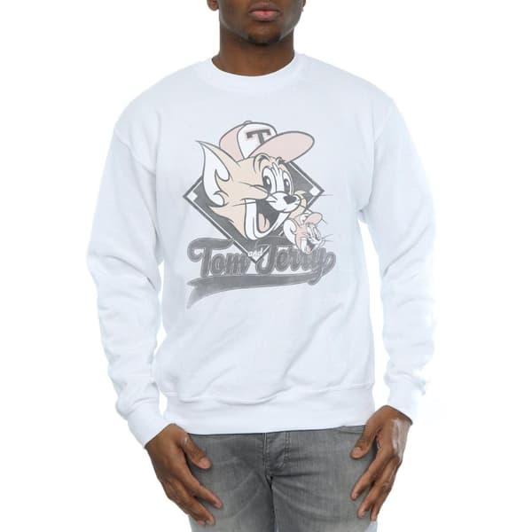 Tom And Jerry Mens Baseball Caps Sweatshirt