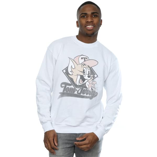 Tom And Jerry Mens Baseball Caps Sweatshirt
