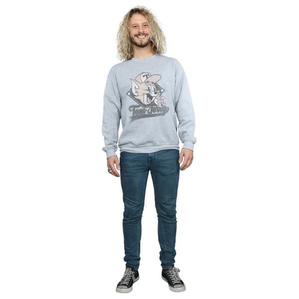 Tom And Jerry Mens Baseball Caps Sweatshirt