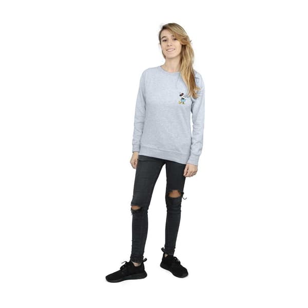 Disney Womens/Ladies Minnie Mouse Kick Chest Sweatshirt