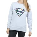 Pikkukuva 3 / 5: DC Comics Womens/Ladies Superman Floral Logo 1 Sweatshirt