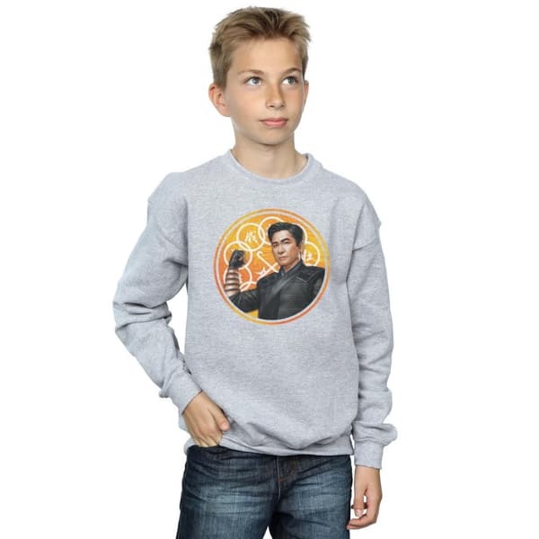 Marvel Boys Shang-Chi And The Legend Of The Ten Rings Ten Ring Pose Sweatshirt