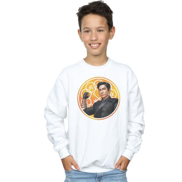 Marvel Boys Shang-Chi And The Legend Of The Ten Rings Ten Ring Pose Sweatshirt