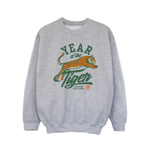 Netflix Girls Stranger Things Hawkins Year of The Tiger 86 Sweatshirt