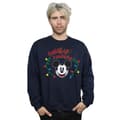 Miniatyrbild 2 av 3: Disney Mens Mickey Mouse Christmas Light Bulbs Sweatshirt