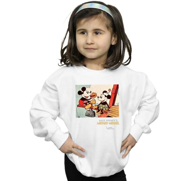 Disney Musse Pigg - Bygga en byggnad - Sweatshirt för flickor