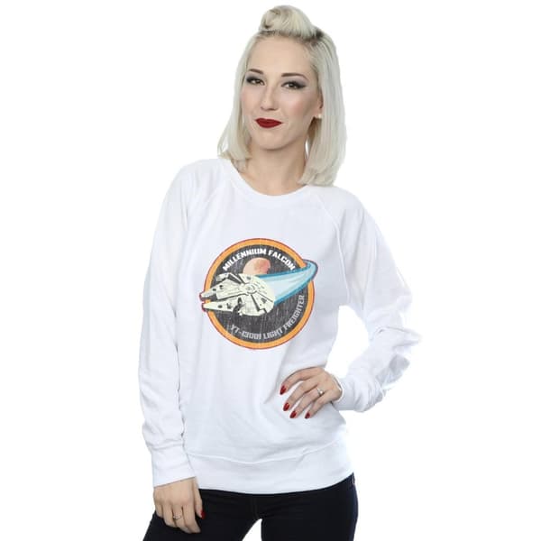 Star Wars Womens/Ladies Millennium Falcon Badge Sweatshirt