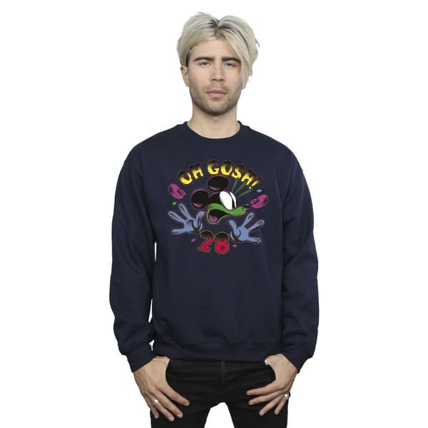 Disney Mens Musse Pigg Oh Gosh Pop Art Sweatshirt