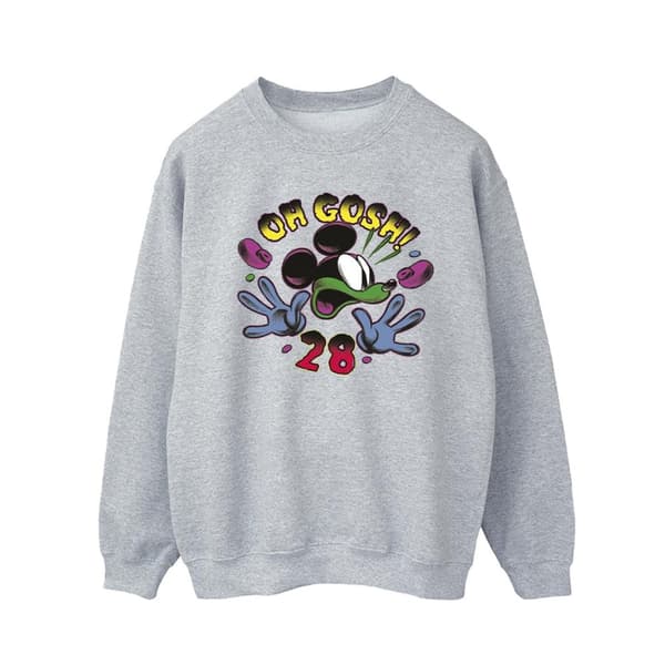 Disney Mens Musse Pigg Oh Gosh Pop Art Sweatshirt