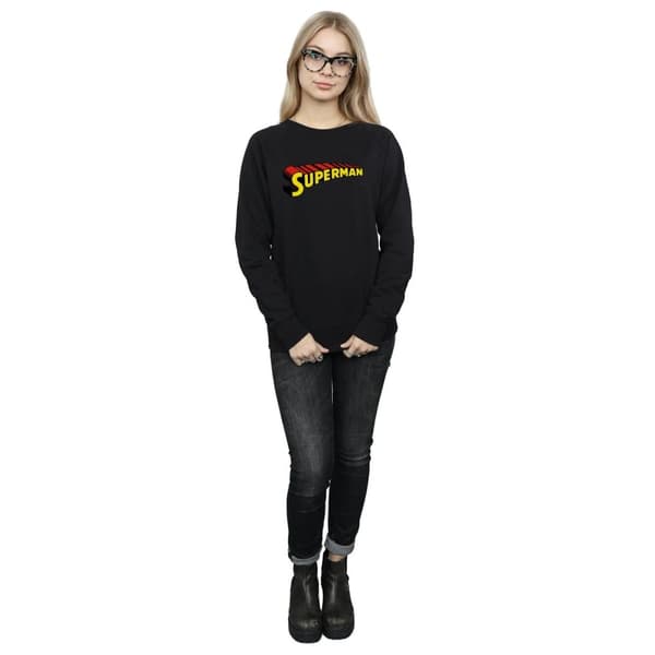 DC Comics Womens/Ladies Superman Telescopic Loco Sweatshirt