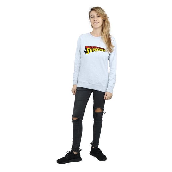 DC Comics Womens/Ladies Superman Telescopic Loco Sweatshirt