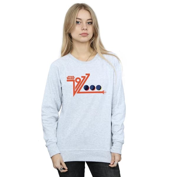 Star Wars Dam/Tjej Retro 1977 Dödsstjärnan Sweatshirt