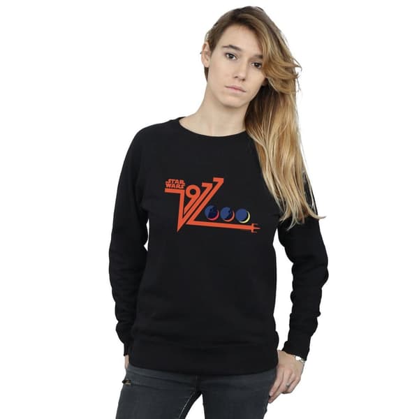 Star Wars Dam/Tjej Retro 1977 Dödsstjärnan Sweatshirt