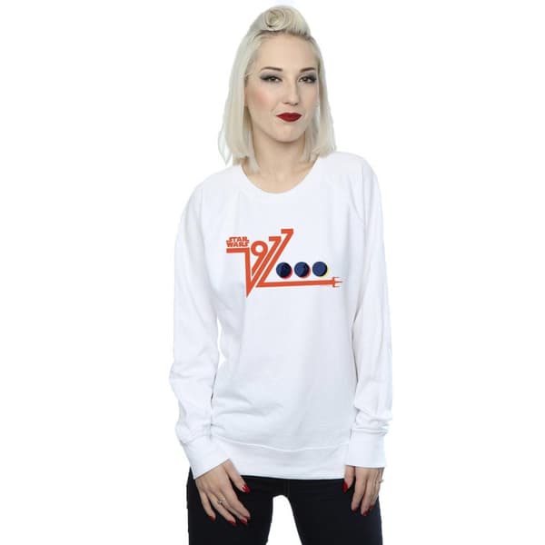 Star Wars Dam/Tjej Retro 1977 Dödsstjärnan Sweatshirt